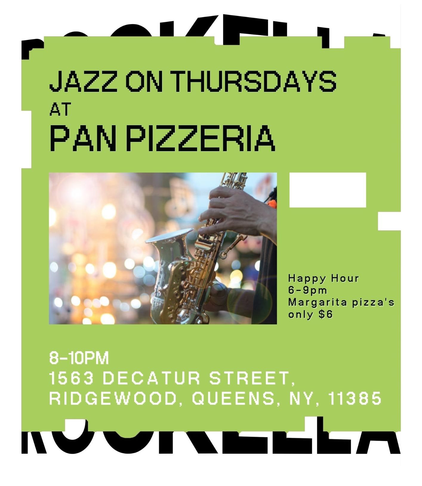 Jazz on Thursdays at Pan Pizzeria